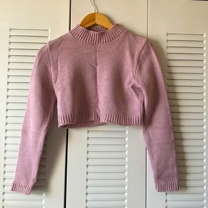 PLT crop sweater